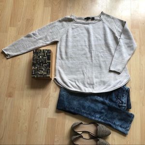 Jeanne Pierre beige knit sweater